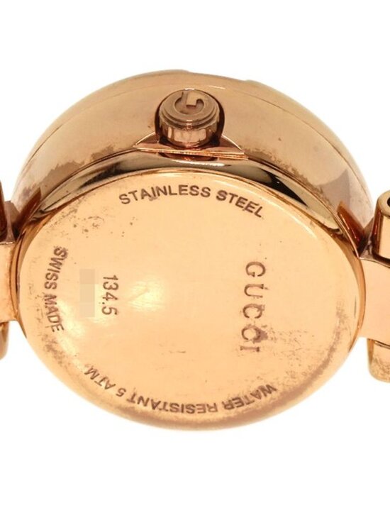 Gucci 134.5 GG Shell Bangle Watch Pgp - Picture 7 of 15